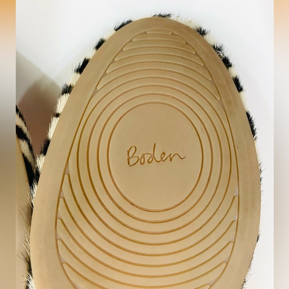 Boden Hettie Ballerina Flats, Zebra Print - Picture 12 of 15